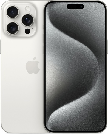 Apple iPhone 15 Pro Max SIM 512 ГБ, «титановый белый» MU7D3