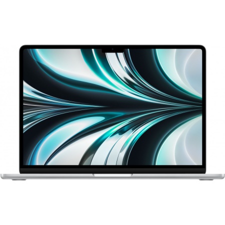 Apple MacBook Air 13 (M2, 8C CPU/8C GPU, 2022), 8 ГБ, 256 ГБ SSD, серебристый (MLXY3)