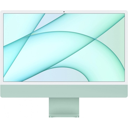 Apple iMac 24-inch with Retina 4.5K display: Apple M1 chip with 8-core CPU and 7-core GPU, 8GB unified memory, 256GB SSD Green (MJV83)