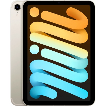Apple iPad mini (2021) Wi-Fi + Cellular 64 ГБ, «сияющая звезда» (MK8C3)
