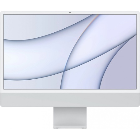 Apple iMac 24-inch with Retina 4.5K display: Apple M1 chip with 8-core CPU and 7-core GPU, 8GB unified memory, 256GB SSD Silver (MGTF3)