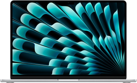 Apple MacBook Air 15" (M2, 8C CPU/10C GPU, 2023), 8 ГБ, 256 ГБ SSD, «серебристый» (MQKR3)